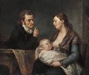 Johann Georg Edlinger Family Portrait oil painting artist